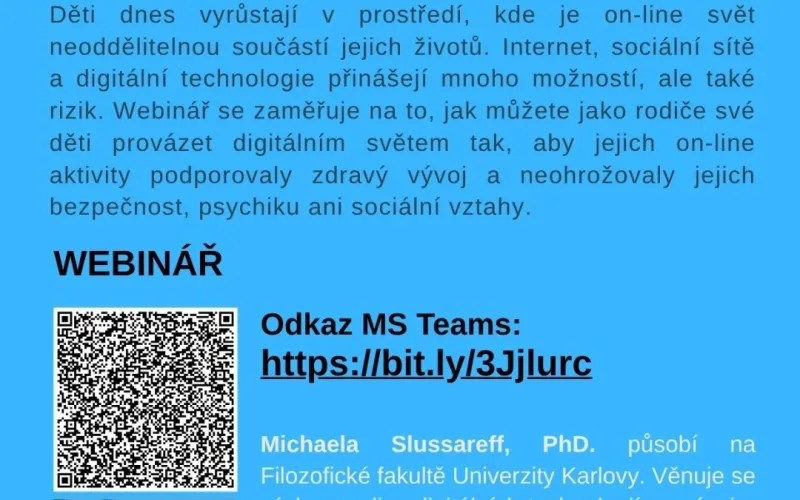 WEBINÁŘ PRO RODIČE 