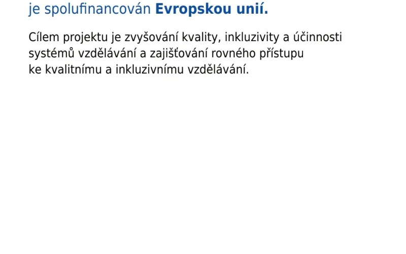 Projekt Inovace