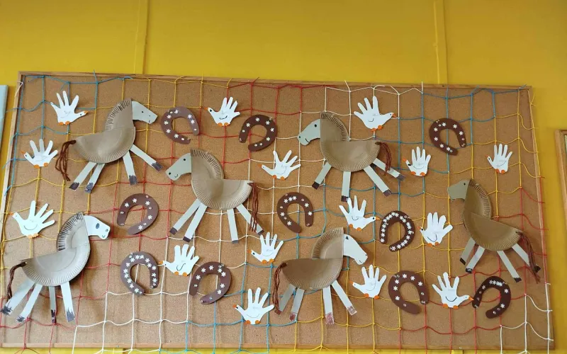 Martin na bílém koni