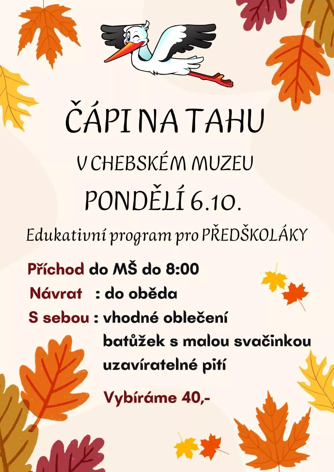 ČÁPI NA TAHU